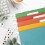 File Folder Tabs, 100 Sets Hanging File Folder Labels 2Inch Plastic Tabs and Inserts for Hanging File Folders 6
