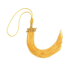 Graduation Tassel with Elegant Gold 2025 Charm for Cap and Gown Keepsake