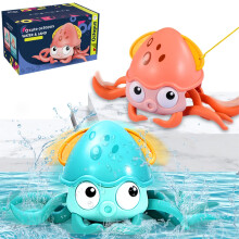 Baby Bath Toys Wind Up Octopus 2 in 1 Bath and Pool Toy Floating Water Play for Toddlers