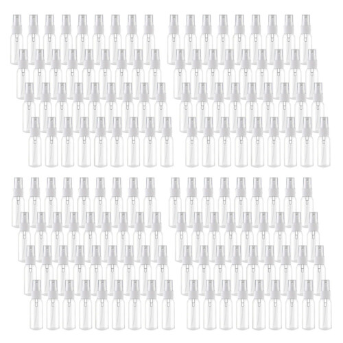 144Pcs 30Ml/1Oz  Fine Mist Spray Bottles Refillable Bottles Small Empty Clear Plastic Travel Size Bottles