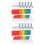 240 Sets File Document Tabs 2 Inch Hanging Folder Tabs and Multicolor Inserts for Quick Identification Of Hanging Files 2