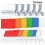 240 Sets File Document Tabs 2 Inch Hanging Folder Tabs and Multicolor Inserts for Quick Identification Of Hanging Files 3