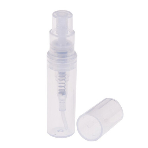 Transparent 2 ML Spray Plastic Bottle Spray Perfume Empty Sample Bottle Suitable for Travel Party 180Pcs 1