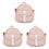3X  Backpack Small Diagonal Bag Leather Backpack Cute Bow Backpack Ladies Wallet 1