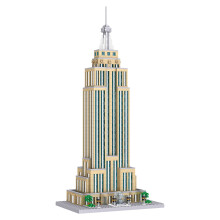 Micro Blocks Architecture Kit 3819PCS American York Model, Ultra Detailed Collectible Building Set