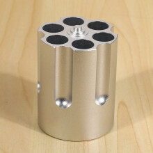 2X Cylinder Pen Holder Revolver Pen Holder with 6 Slots Pen Pencil Holder Cylinder Design Heavy Duty