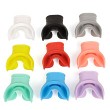 9PCS Silicone Scuba Diving Mouthpiece Scuba Moldable Bite Mouthpiece Regulator Cover for Deep Snorkeling Underwater