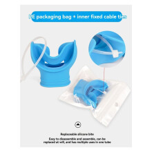 9PCS Silicone Scuba Diving Mouthpiece Scuba Moldable Bite Mouthpiece Regulator Cover for Deep Snorkeling Underwater