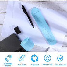 2 PCS Silicone Memo Wrist Band Reusable, Waterproof to Do List Erasable Wrist Band for Daily Planner Study Task Work