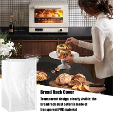 Bun Rack Cover PVC Pizza Rack Cover Waterproof Bread Rack Dust Cover Practical Pan Rack Cover Pizza Dough Rack Cover