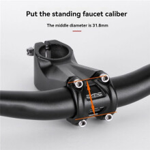 Aluminum Alloy Handlebar Bicycle Mountain Bike Handlebar Handlebar Faucet Lengthened Handle Thickened. G
