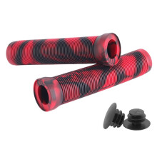 1 Pair Bike Handlebar Grips Cover Non-Slip Rubber Handlebar Cover for 22.2mm Handlebar Scooter Road Urban,B