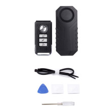 Alarmglocke für Fahrräder, 113 DB, Elektrische Fahrradhupe, Motorradsicherheit, Diebstahlschutz, Kabellose Fernbedienung, Vibrationsmelder