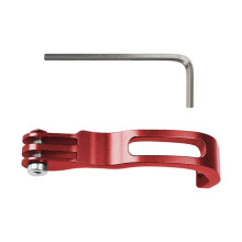 Klappbare Fahrrad-Vorderradgabel-Lampenhalterung Fahrradlampen-Verlängerungshalterung Aluminiumlegierung Verlängerungsbeschläge Rot