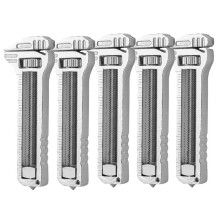 5 Pcs Compact Titanium Multitool,Multifunctional Adjustable Wrench, Portable Bottle Opener, for Outdoor Camping