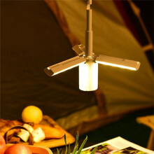 Opvouwbare Draagbare Oplaadbare Noodlamp voor Buiten, Zaklamp, Campinghanglamp, Tenthanglamp