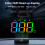 HUD GPS Beidou Dual Data Car - Display Meter Speed MPH /H 5V USB M2S Windshield Projector Color Display LCD 7
