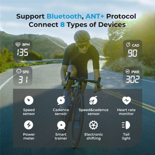 GEOID CC600  Navigation Odometer Wireless Bicycle Speedometer Automatic WIFI ANT+ Bike Computer 1