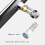 Three Layer Lighting Lighthouse Camping Maglev Camping Atmosphere Breathing Light Home Portable Sleep Light Black 8