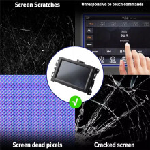 TDO-WXGA0700K00033-V2 TDO-WXGA0700K00057-V1 Pantalla Táctil LCD de 7 Pulgadas Piezas de Radio para Automóvil para Compass 2017-22 LHD