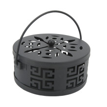 Portable Mosquito Coil Holder Hollow Design Fire Proofed Incense Burner With Zigzag Bottom Design Indoor Outdoor Use Suitable For Balconies Poolside