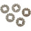 5Pcs 25mm Oscillating Tool Blade Adapter Set, OxidationResistant Steel Shank Connector for Multi Power Tools 5