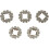 5Pcs 25mm Oscillating Tool Blade Adapter Set, OxidationResistant Steel Shank Connector for Multi Power Tools 2