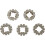 5Pcs 25mm Oscillating Tool Blade Adapter Set, OxidationResistant Steel Shank Connector for Multi Power Tools 3