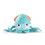 Bath Toy Wind Up Octopus with Amphibious Action for Kids, Floating and Pull Along Play, Blue 1