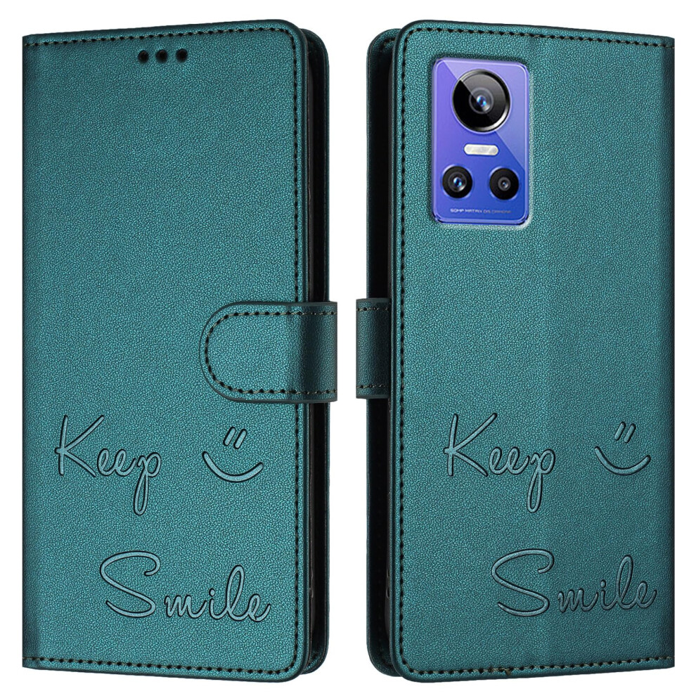 Leather Flip Wallet Case Magnetic Stand Shockproof Silicone Retro Smile Pattern For Realme Gt Neo 3 9169991089812