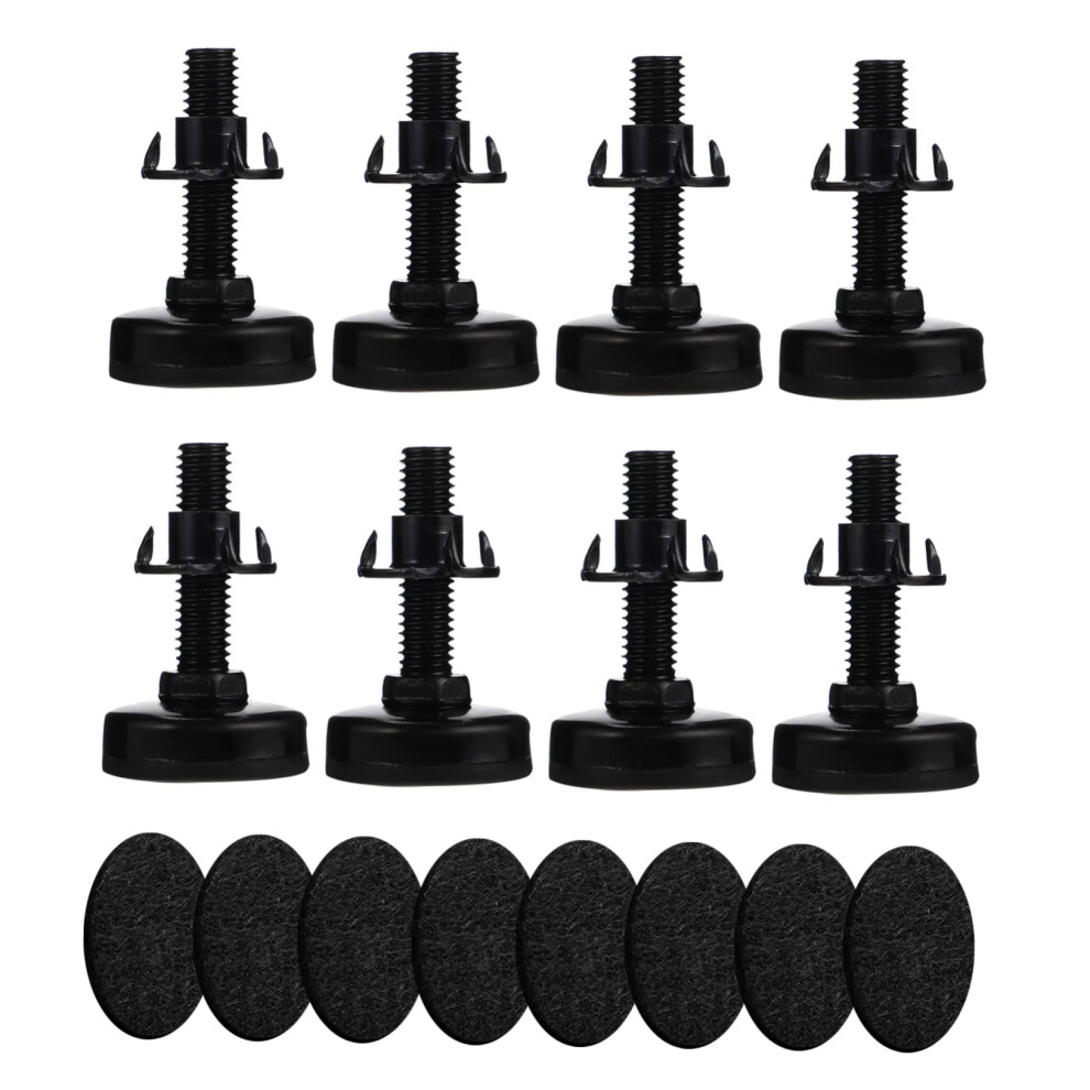 8Pcs Adjustable Furniture Legs Leveling Feet For Sofa Table Desk Height Risers Heavy Duty 9169991139135