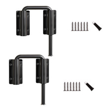 Rustproof Heavy Duty Adjustable Cabinet Door Latch for Secure Home and Office Cabinets Black