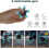 Fidget Spinner 4Pack Transformable Design Compact Pocket Size Durable Plastic Sensory Toy 2