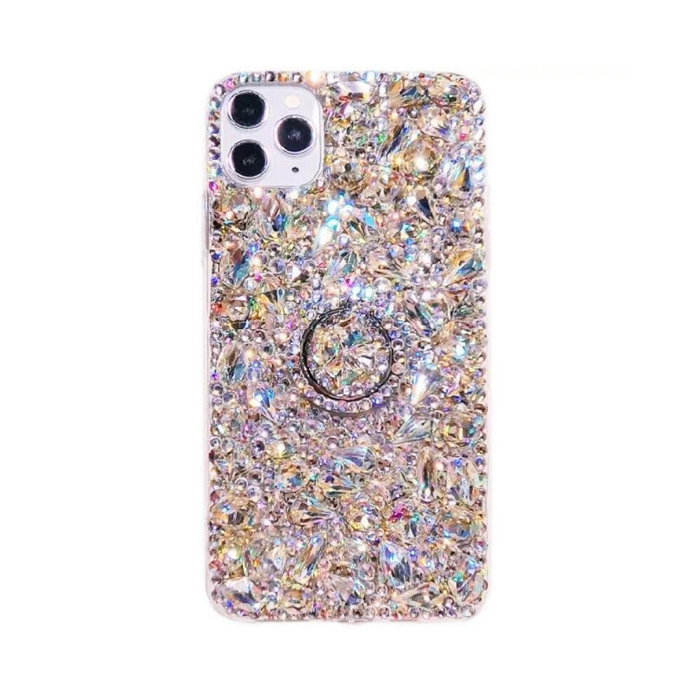 Bling Rhinestone Sparkly Glitter Cover With Ring Kickstand Case For Iphone 11 Pro Max Women 9169991090016