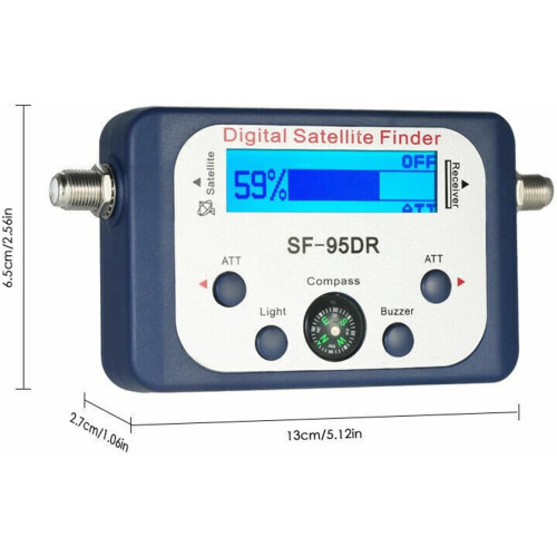 Satellite Signal Finder with Compass and LCD Display, Digital Dish Alignment Tool for RV Camping 2