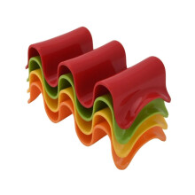 Taco Holder Set of 4 Stainless Steel Taco Stand for Hard and Soft Shells Keeps Tacos Upright