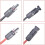 5ft Black and Red Solar Panel Extension Cable with MC4 Connectors, OEM Fit, Durable Performance 5