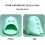 Nail Lamp UV LED Nail Dryer Fast Gel Curing Dual Light Source USB Powered Mini Green 2