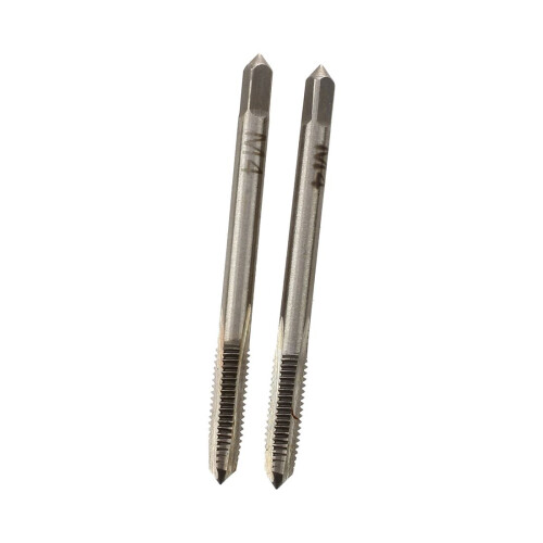 2 Pcs Metal 4mm M4 Screw Thread Metric Plugs Taps Hand Tool 1