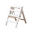Folding Step Stool Solid Wood 2 Step Ladder Chair with Hidden Storage for Home Use White 1