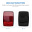 1 Pair Cycle Bicycle Bike Light Reflector Rear Front For Handlebar & Saddle Bar 4