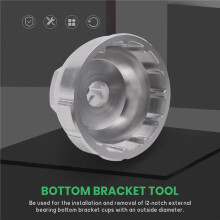 Durable Aluminum Bicycle Bottom Bracket Repair Tool for Dub Bsa30 Rotor