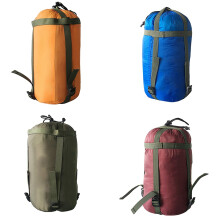 Outdoor Sleeping Bag Compression Sack Waterproof Camping Sleeping Bag Storage Pouch Camping Equipment Sky