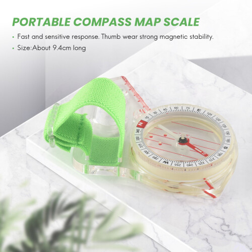 Professional Outdoor Thumb Compass Competition Elite Direction Compass Portable Compass Map Scale 2