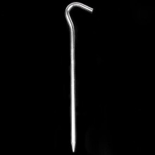 18cm long metal tent pegs heavy duty ground camping / gazebo / tent / awnings, 10 pegs