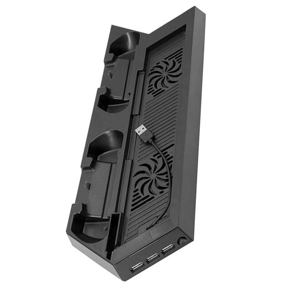 Vertical Stand With Dual Cooling Fans And Fast Controller Charging Dock For Ps5 9169991139333