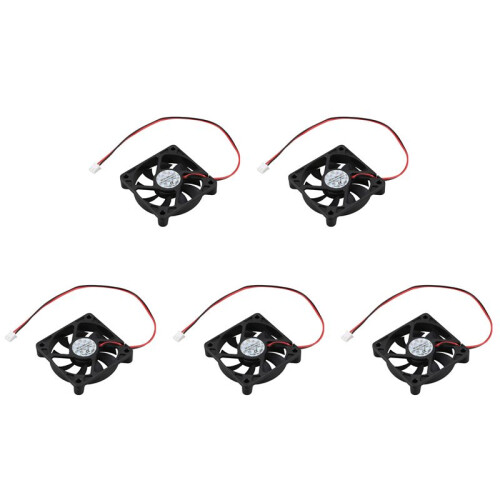 5X Desktop PC Case  12V 0.16A 60mm 2 Pin Cooler Cooling Fan