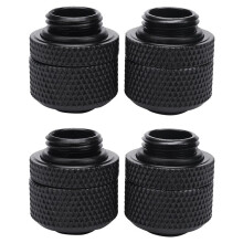 4Pcs Raccords de Refroidissement de L'Eau Pagode de Filetage Externe G1 / 4 pour le Connecteur de Système de Refroidissement D'Ordinateur de Tube