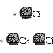 3X SNOWMAN M-T6 4PIN CPU Cooler Master 6 Heatpipe Dubbla Fläktar 12cm Kylfläkt LGA775 1151 115X 1366 Stöd  för