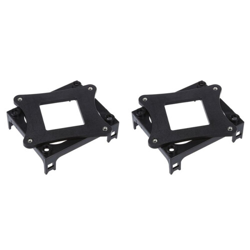 2X Black Plastic Cpu Fan Mounting Bracket Base for Socket 478
